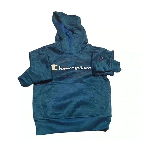 Champion Boy's 2 Piece Hoodie & Jogger Active Set (Blue&Black) - Picture 3 of 7